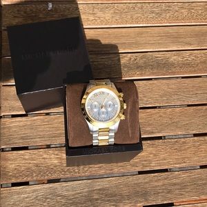 Michael Kors gold and silver watch